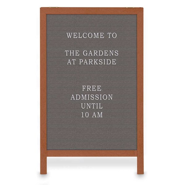 Corkboard, Fabric, Blk/Cobac, 3 Door, 96x48"